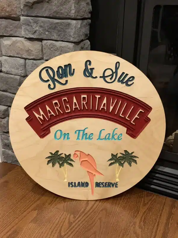 Custom Engraved Margaritaville Signs