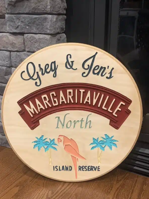Custom Engraved Margaritaville Signs