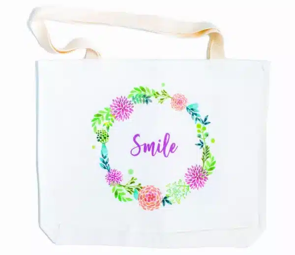 “Smile, Believe That You Can” Bag