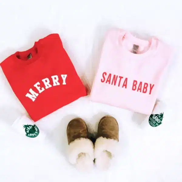 Merry or Santa Baby Crewneck
