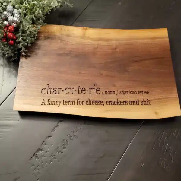 Custom Engraved Cherry Charcuterie Board