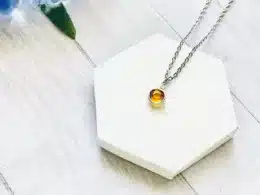 November Swarovski Crystal Necklace