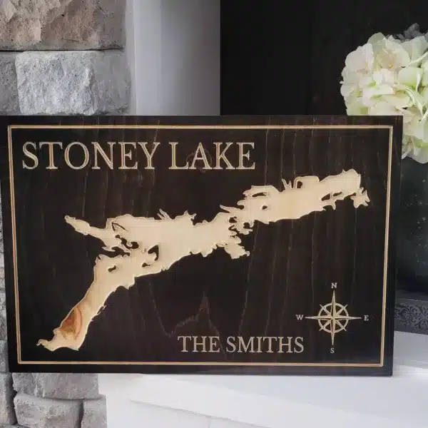 Custom Engraved Lake signs