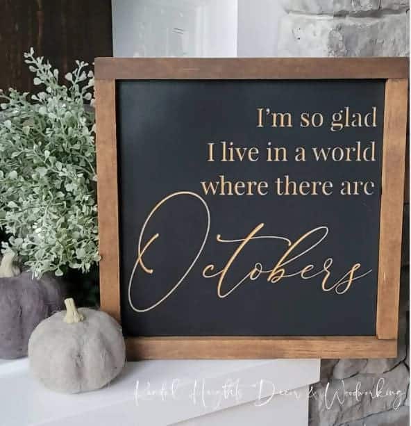 In a world of Octobers