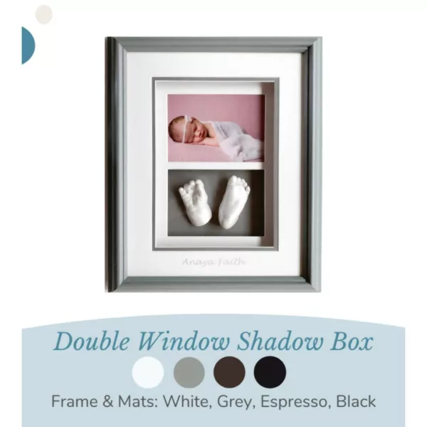 Double Window Shadow Box (Frame & Mats)