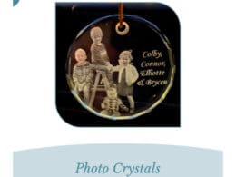 Crystal Photo Ornaments