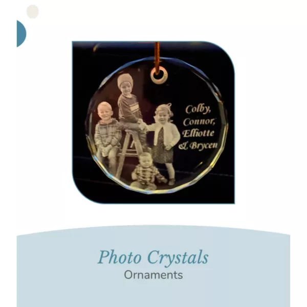 Crystal Photo Ornaments